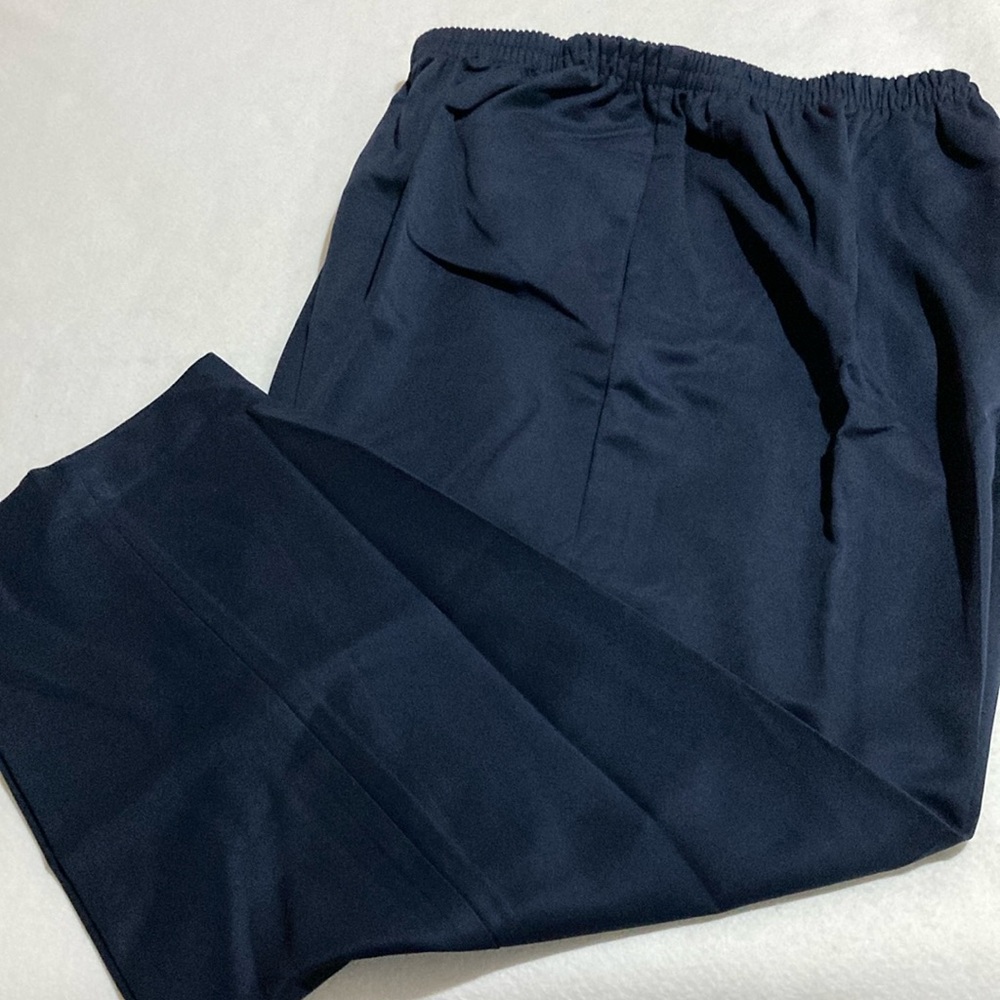 Women’s navy blue plus-size pants